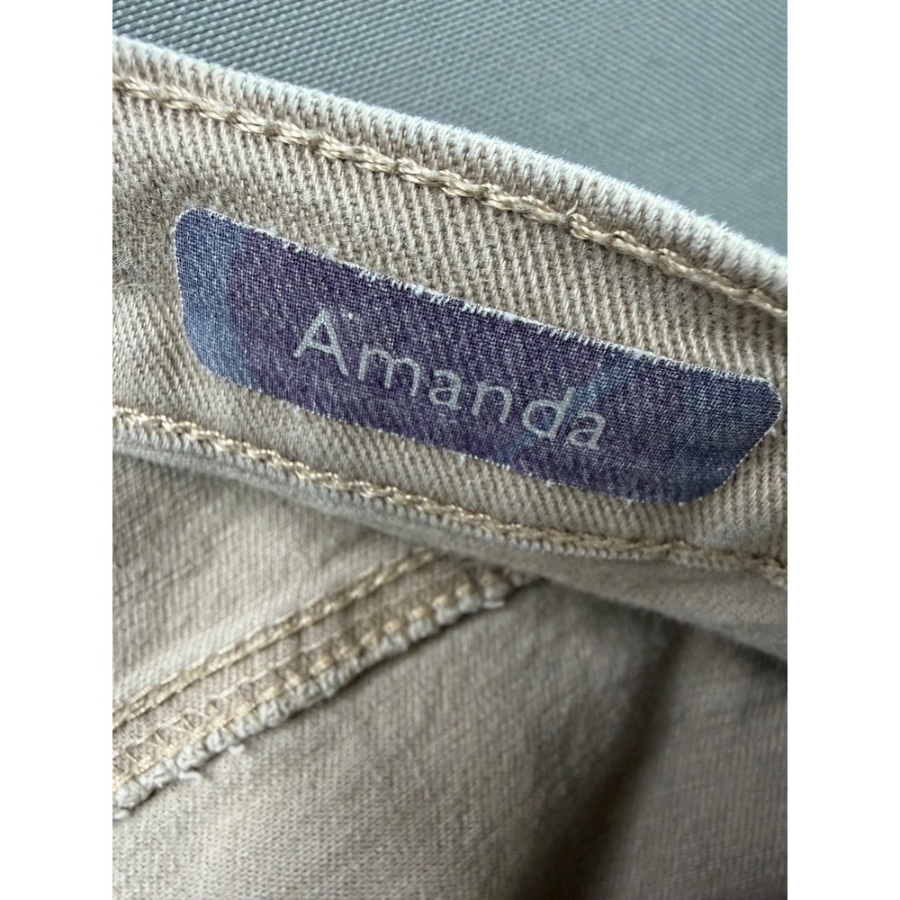 Gloria Vanderbilt Amanda Jeans Womens Tan High Rise Tapered 32x29 - Picture 9 of 11